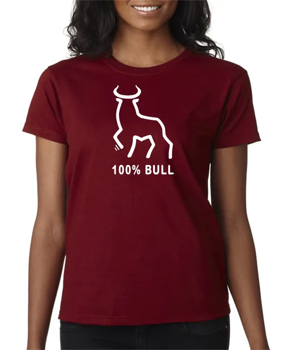 100% Bull T-Shirt Funny