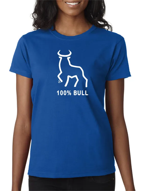 100% Bull T-Shirt Funny