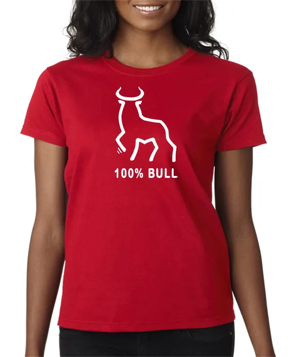 100% Bull T-Shirt Funny