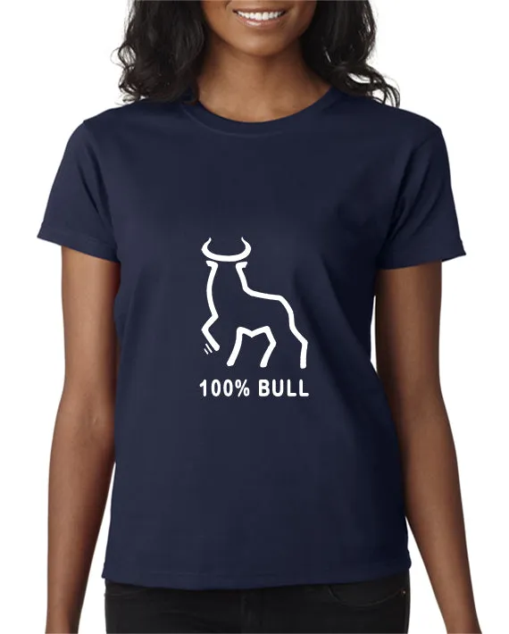 100% Bull T-Shirt Funny