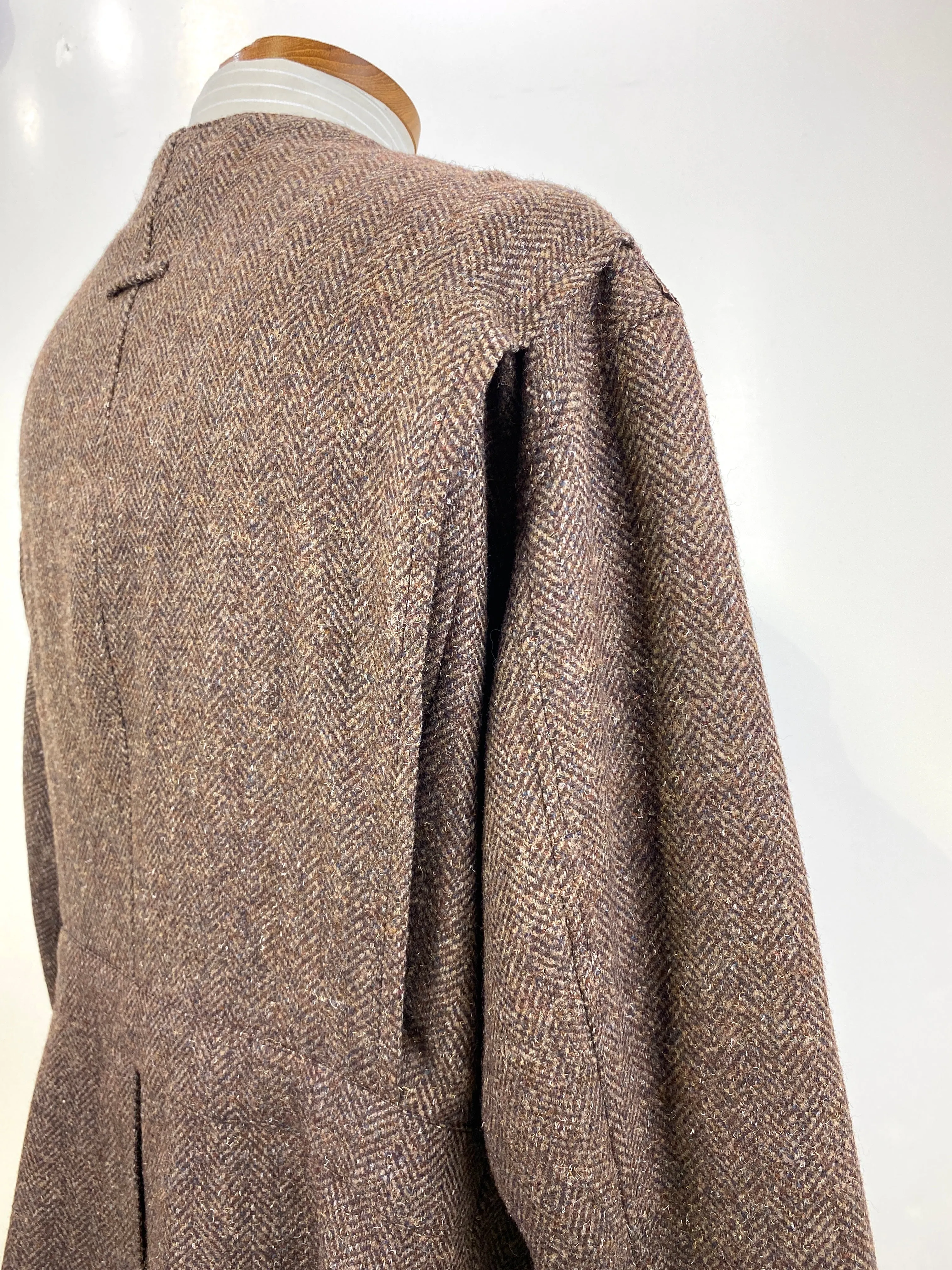 2000s Men's Brown Tweed Hunting Jacket, XL C48