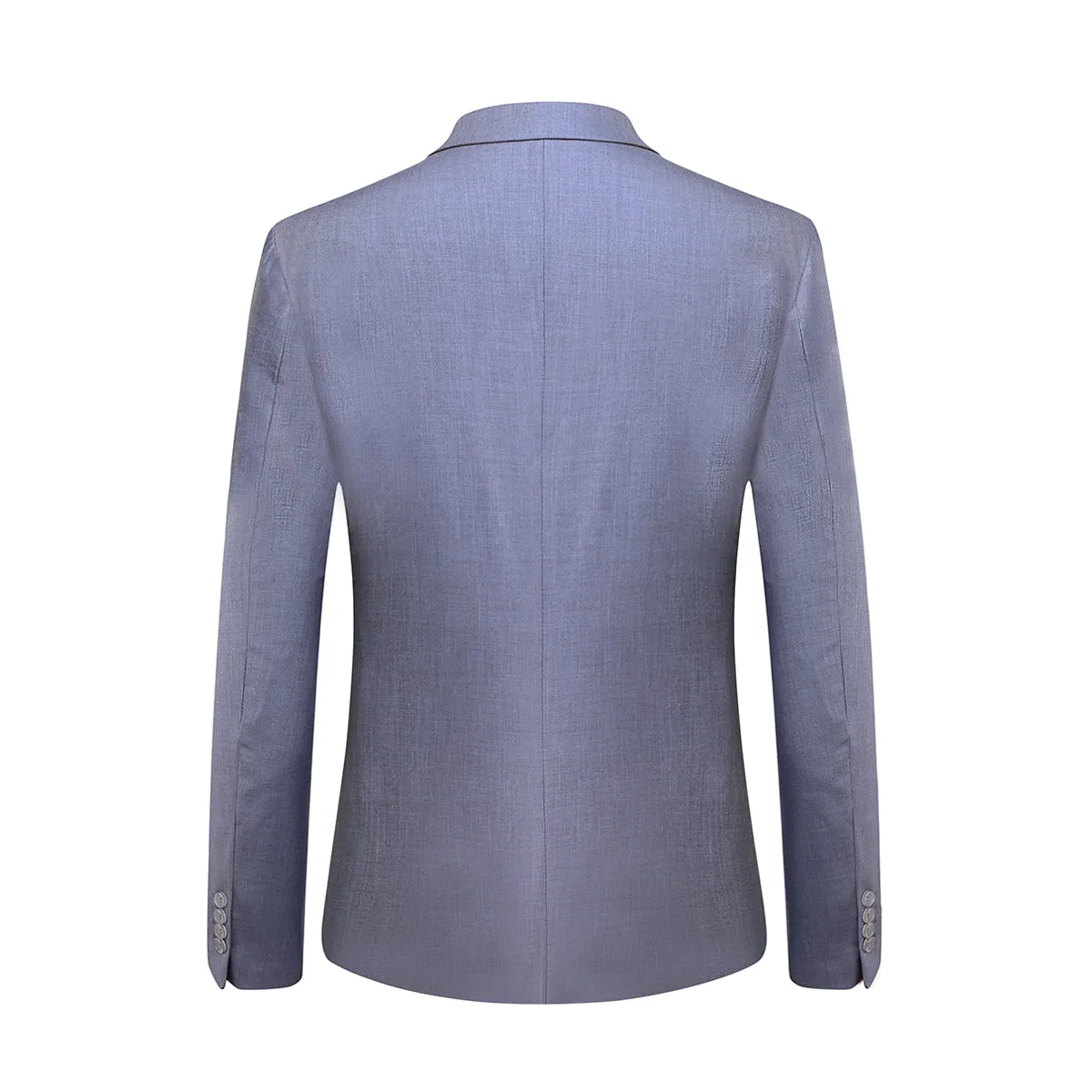 3-Piece Casual Two Button Suit Slim Fit Suit Grey