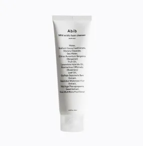 Abib Mild Acidic Foam Cleanser Gentle Foam 120ml Low PH Sensitive Skin