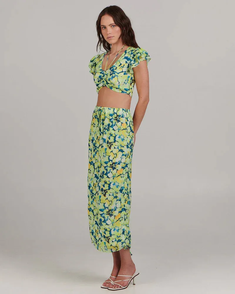 Abigail Midi Skirt Tropicana