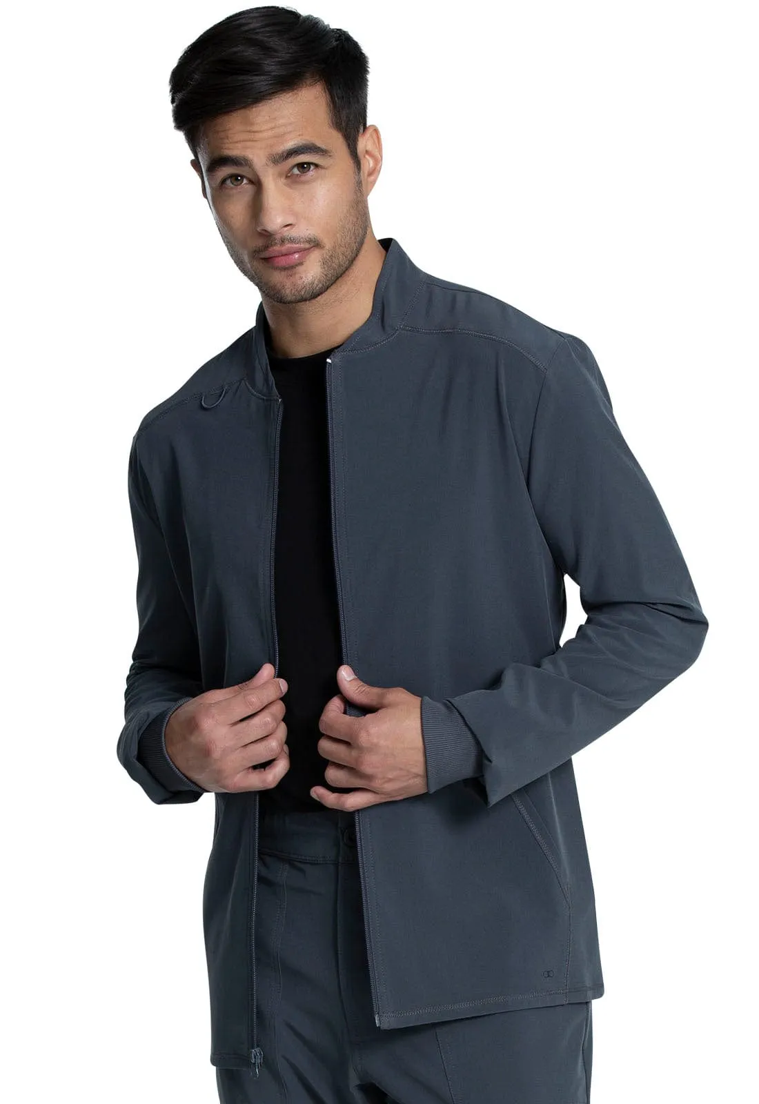 Allura  Men's Zip Front Scrub Jacket CKA387