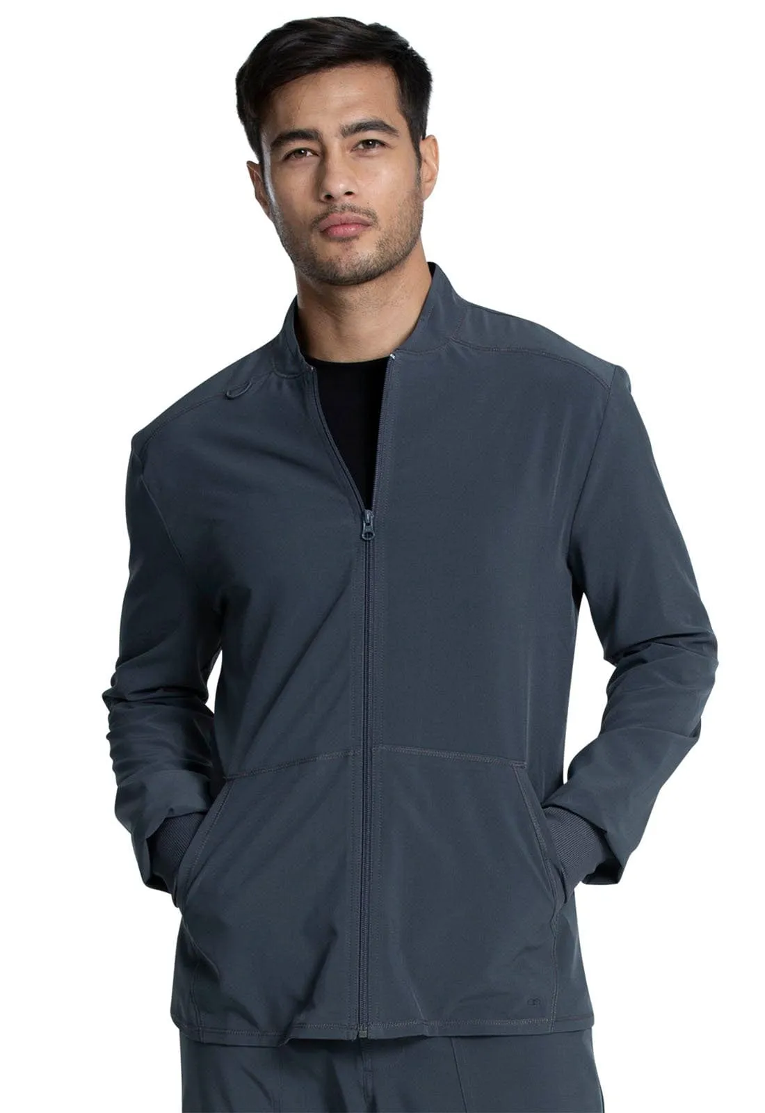 Allura  Men's Zip Front Scrub Jacket CKA387