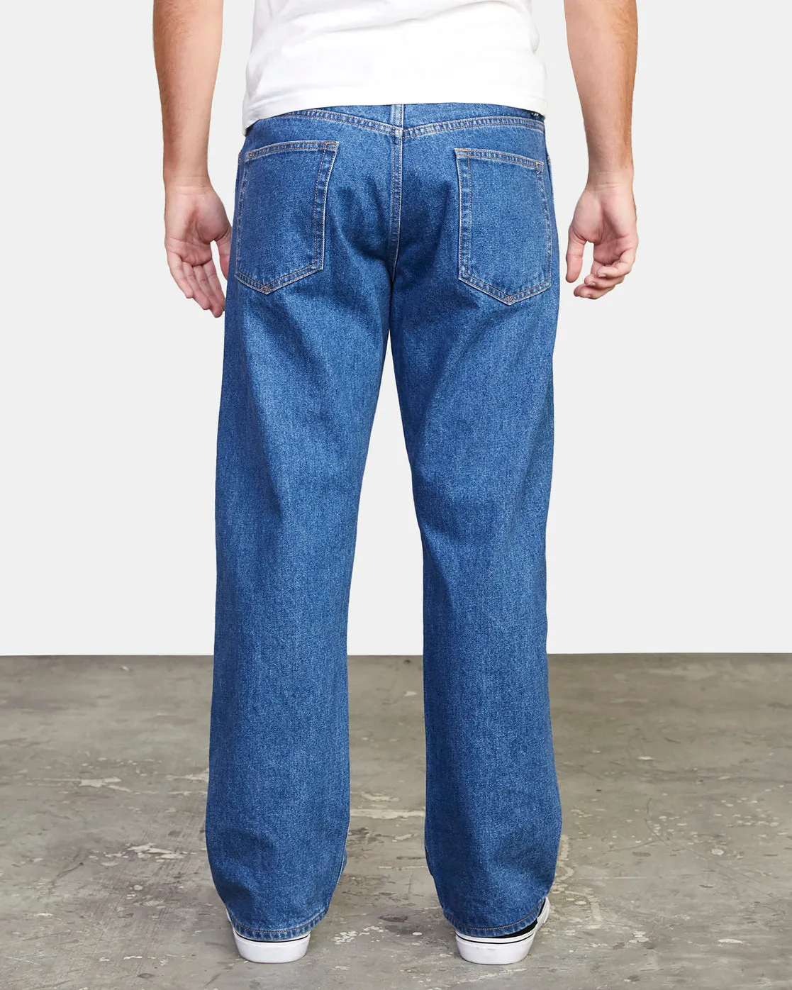 Americana Relaxed Fit Denim Jeans - Blue Collar