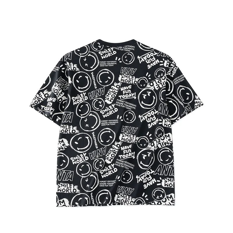 ANTA Men's IP Smiley Lifestyle SS Tee Shirt