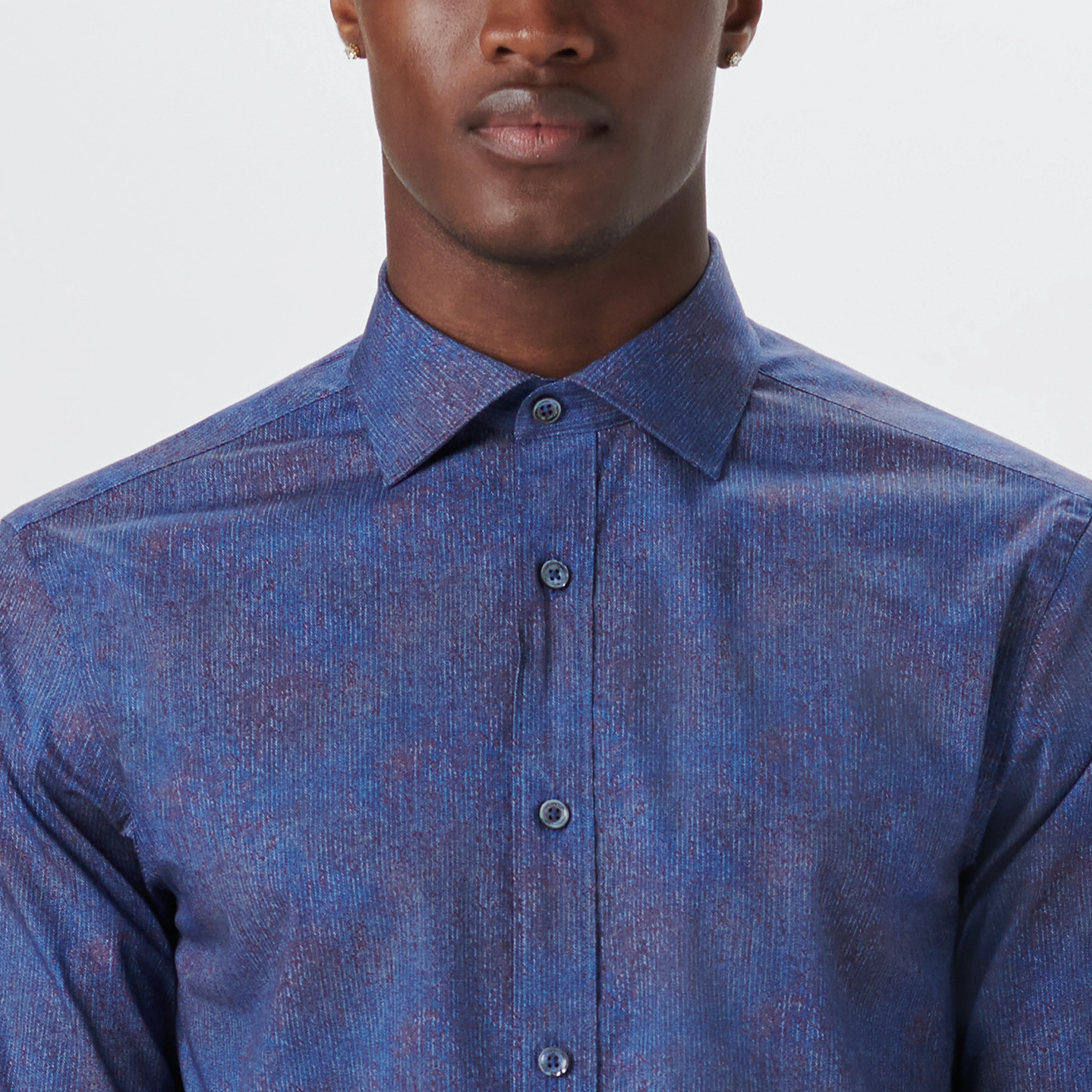 AXEL Speckled Herringbone Shirt