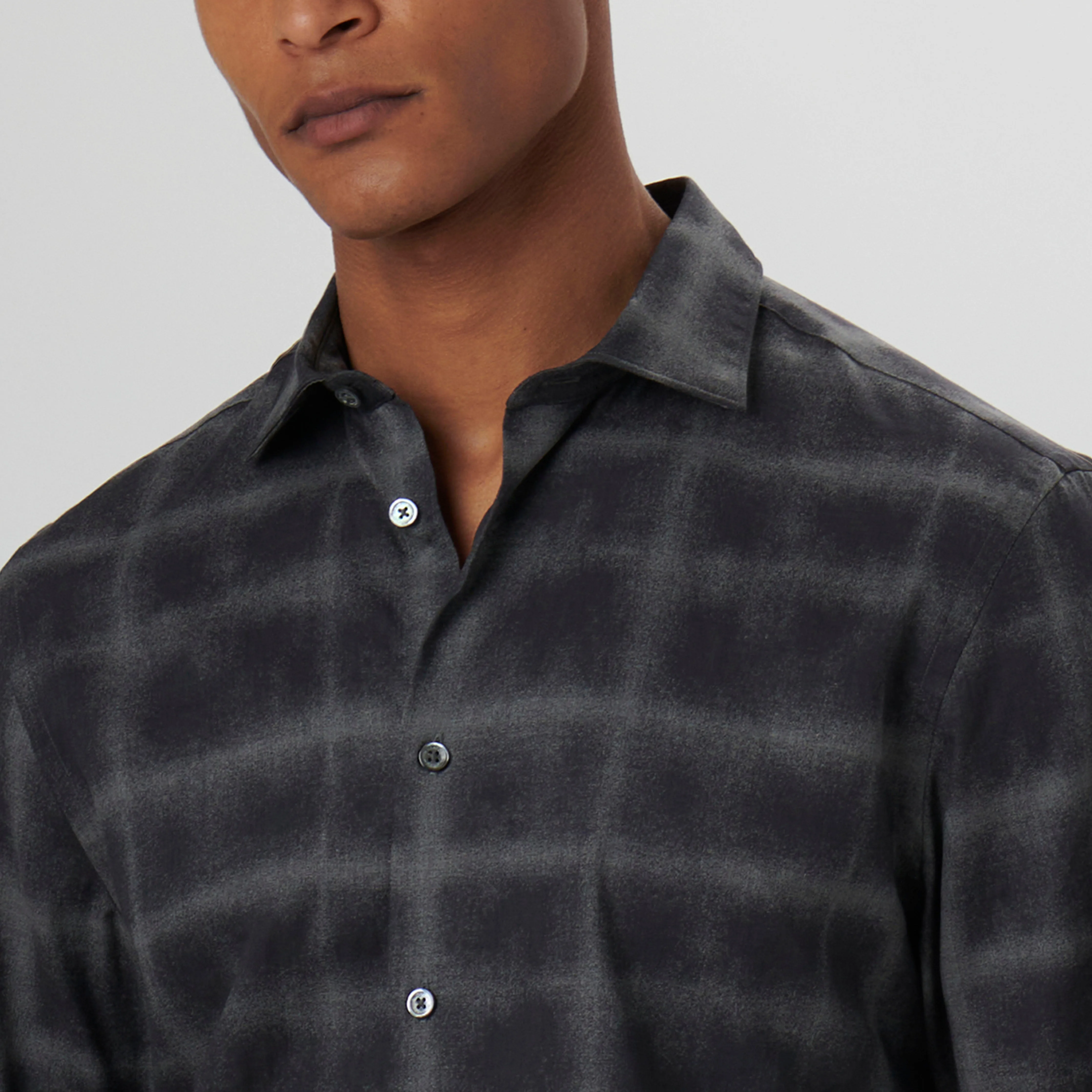 Axel Windowpane Jacquard Shirt