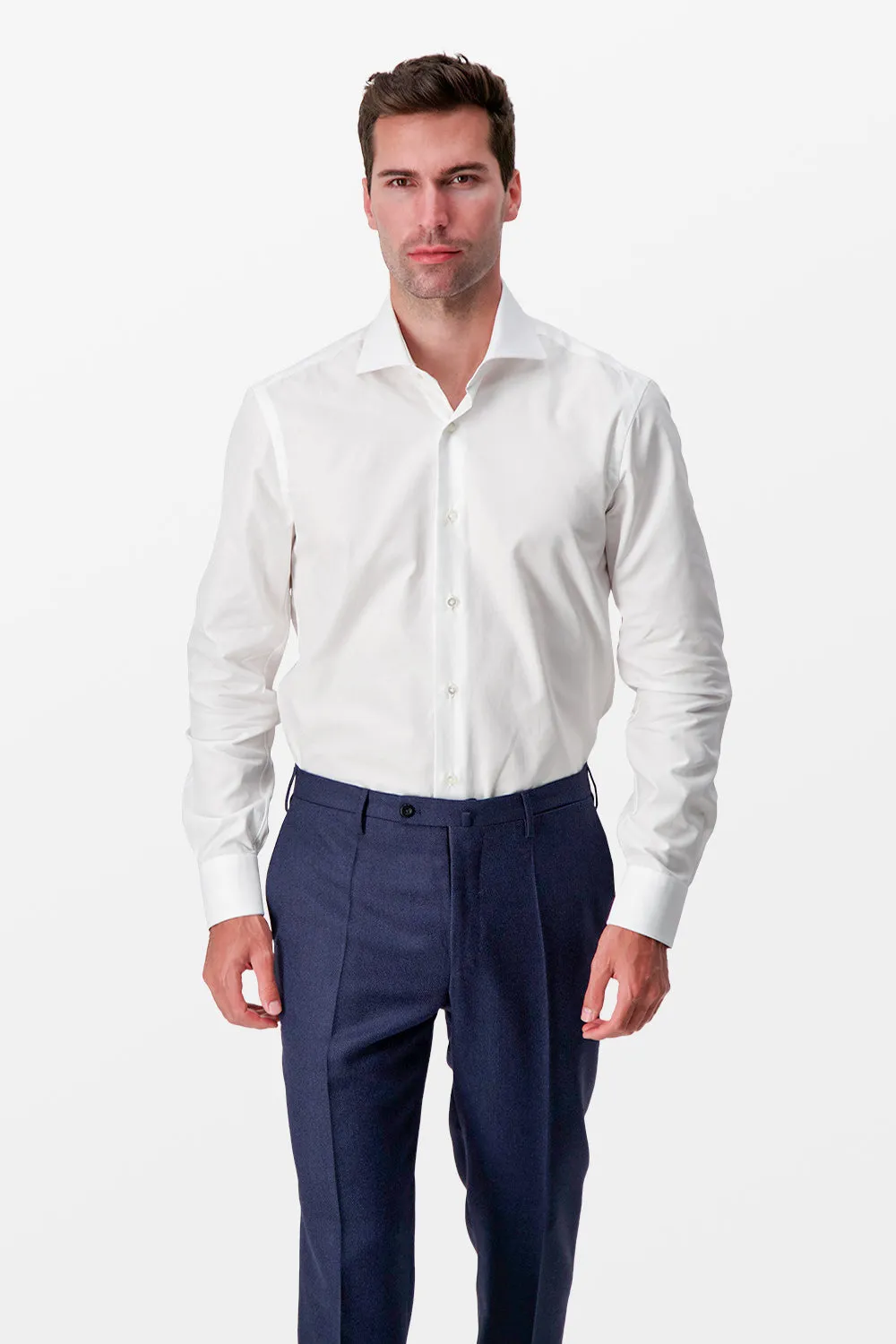 Barba Napoli White Classic Shirt