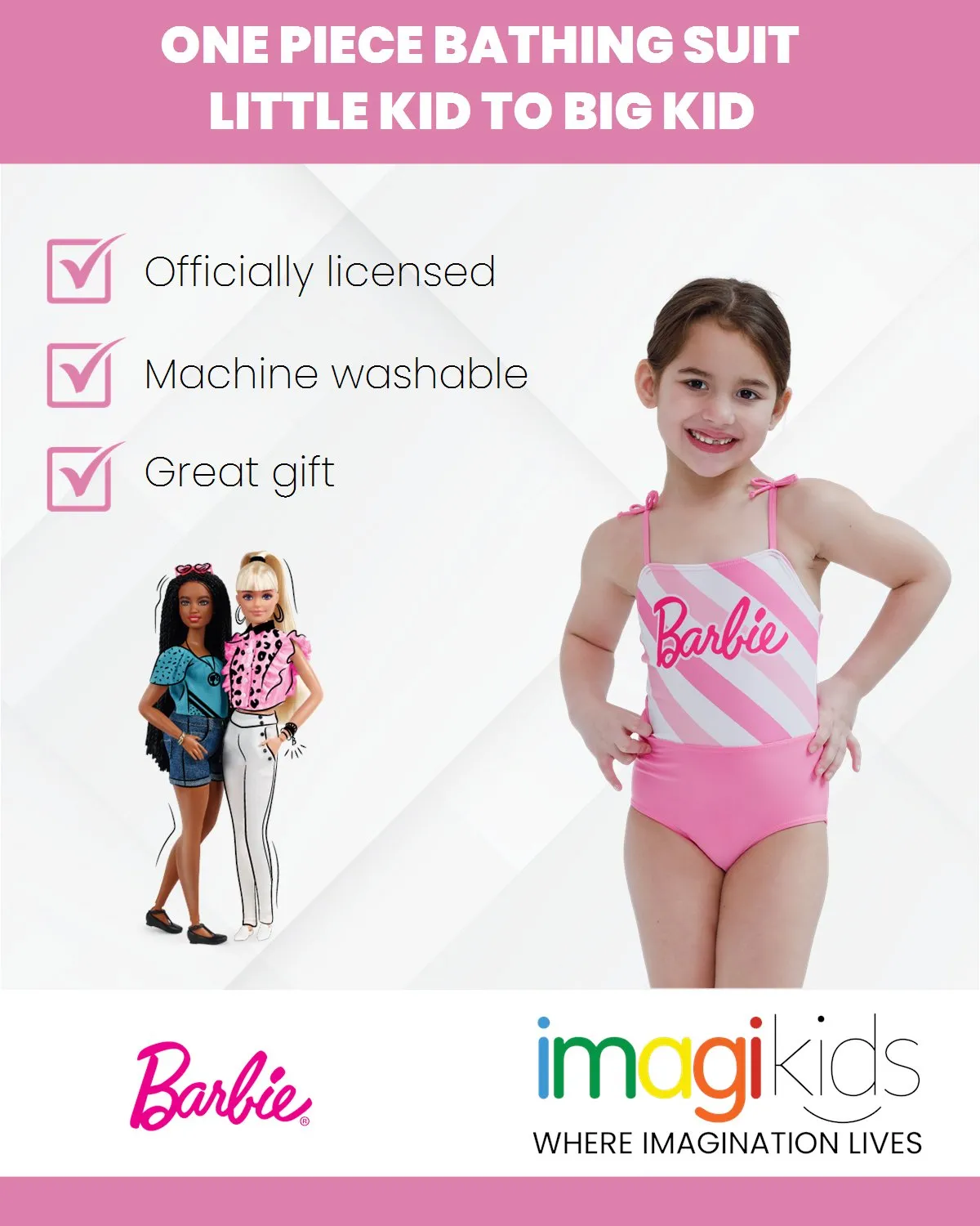 Barbie One Piece Bathing Suit