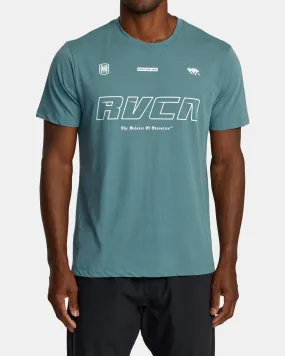 Big RVCA Club Sport Tech T-Shirt - Pine Grey