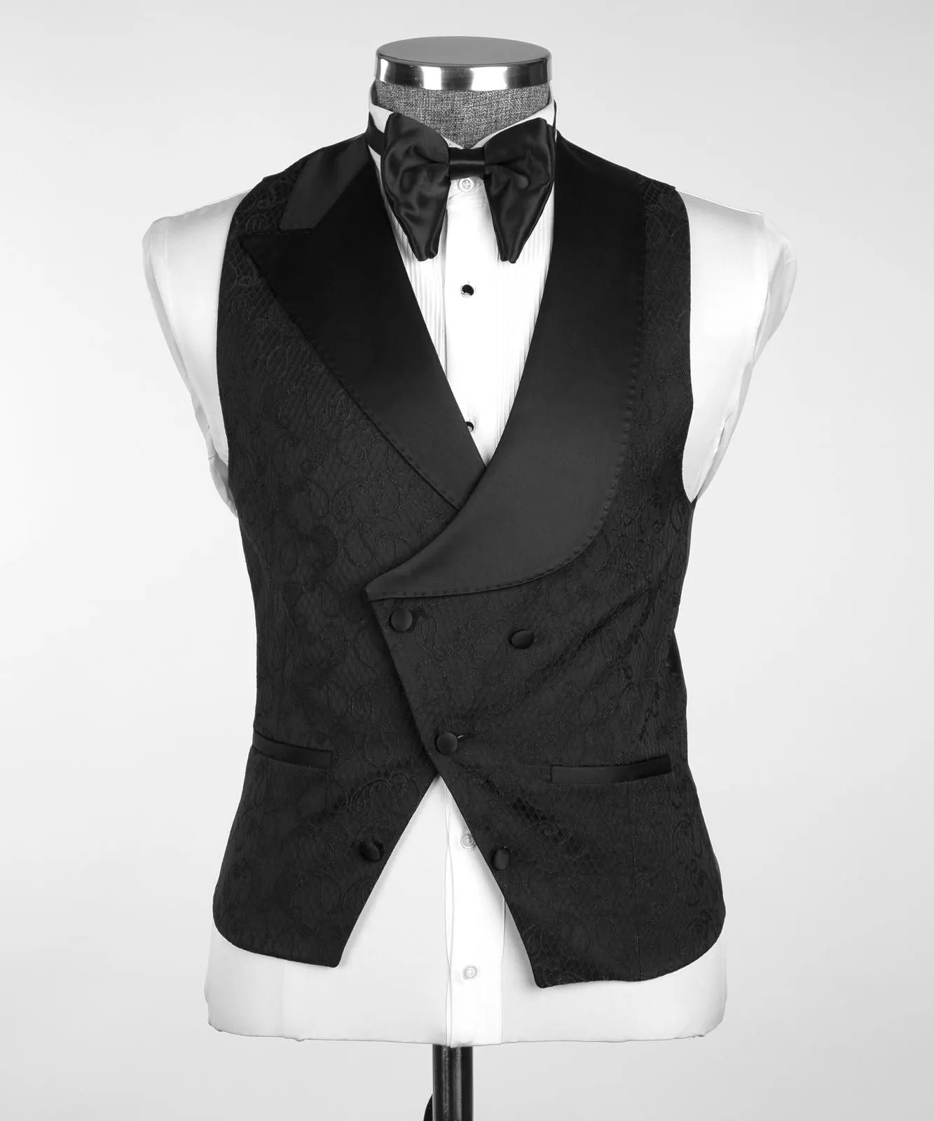 Black cambridge tuxedo suit