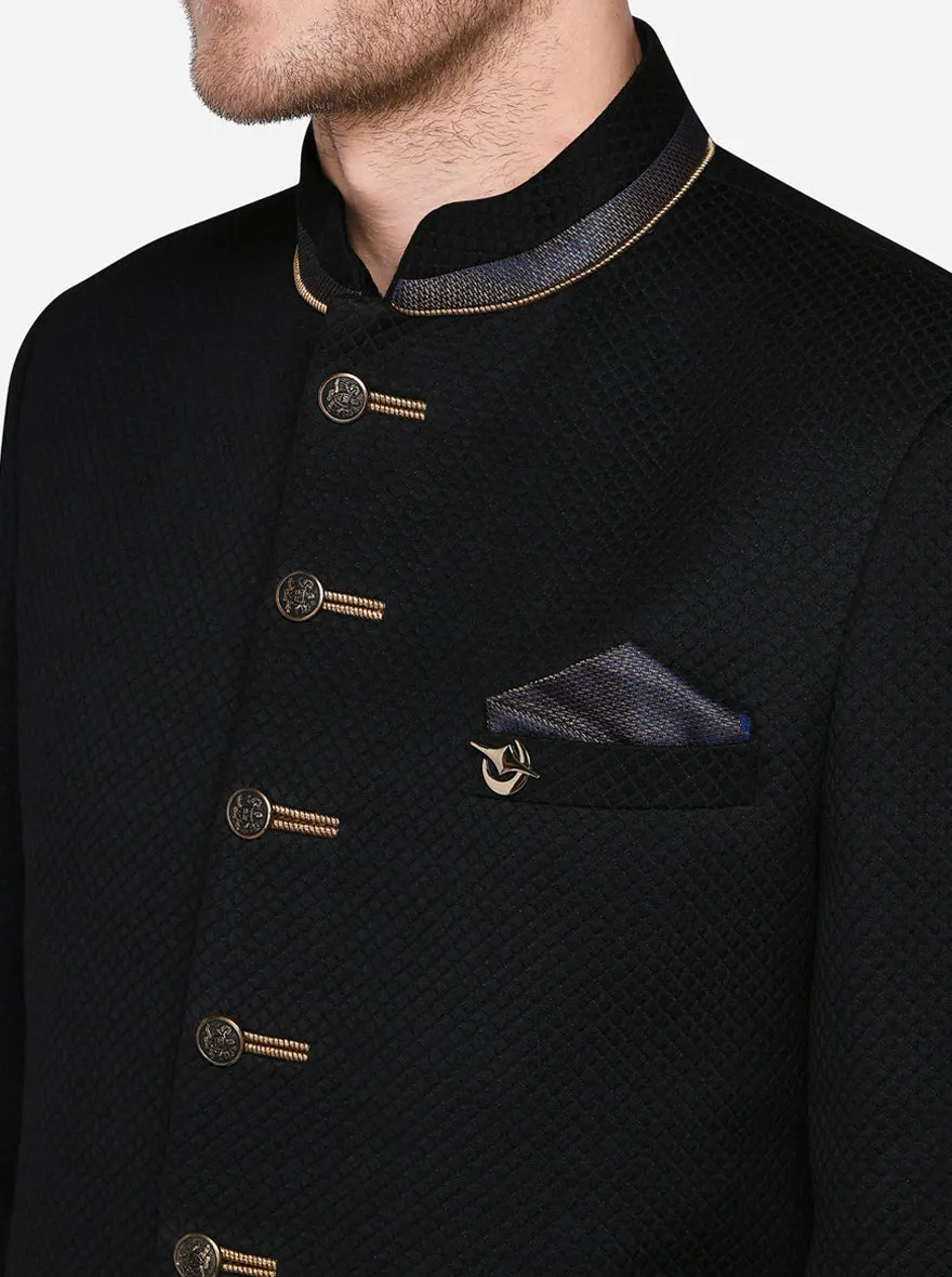 Black Jodhpuri Suit | Azania