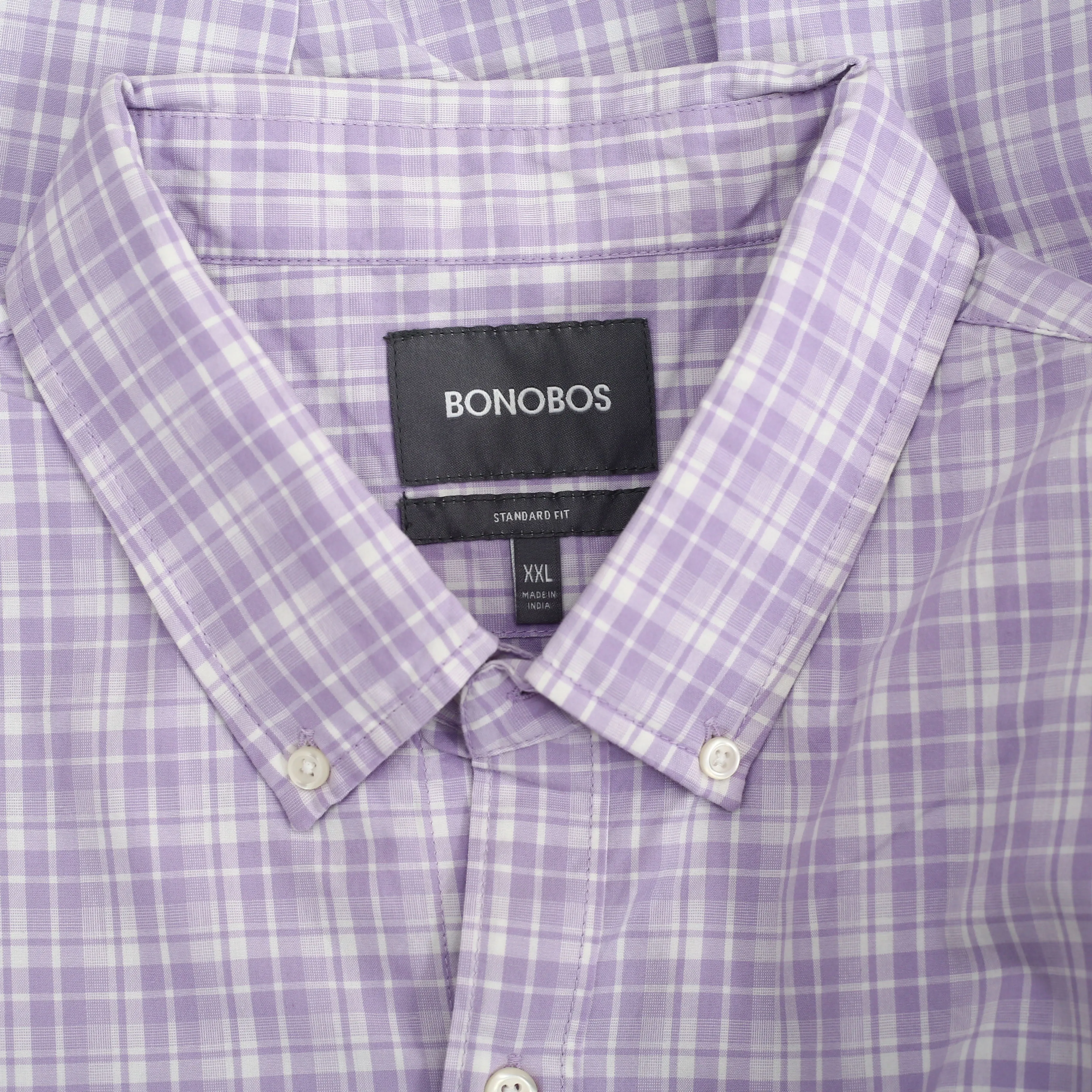 BONOBOS Standard Fit Alvarez Plaid Washed Button-down Men's Shirt