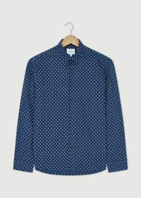 Chancelot Long Sleeve Shirt - Navy/White