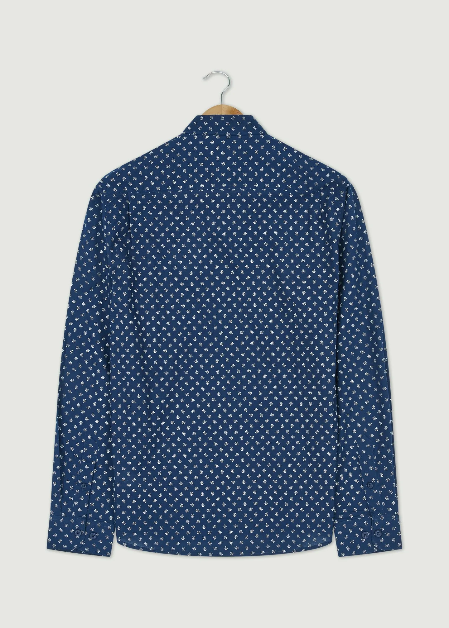 Chancelot Long Sleeve Shirt - Navy/White