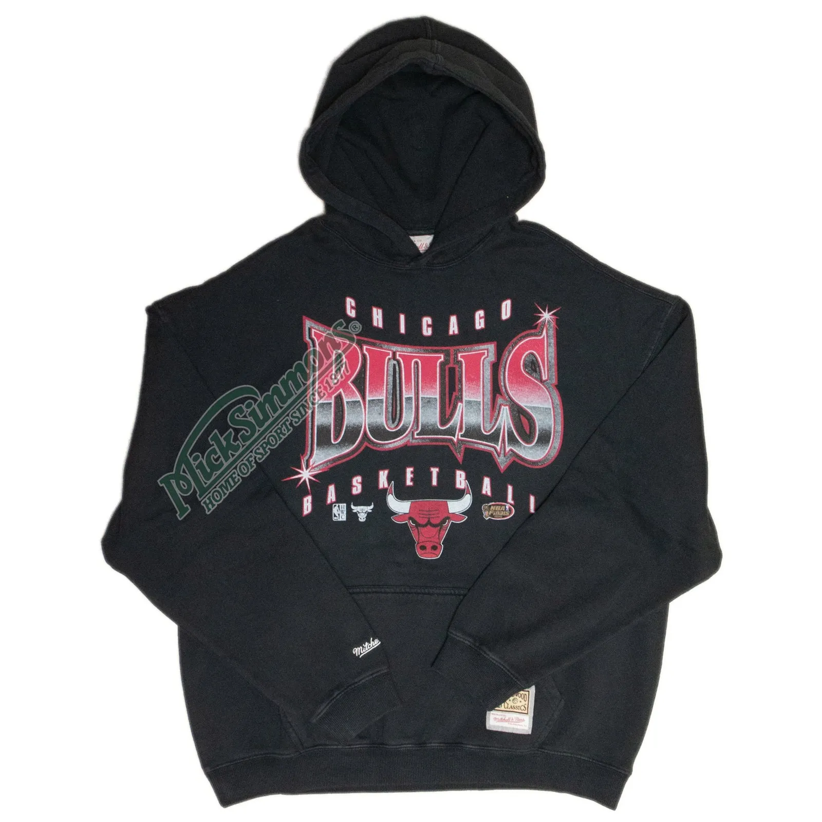 Chicago Bulls NBA Glow Up Hoodie By Mitchell & Ness