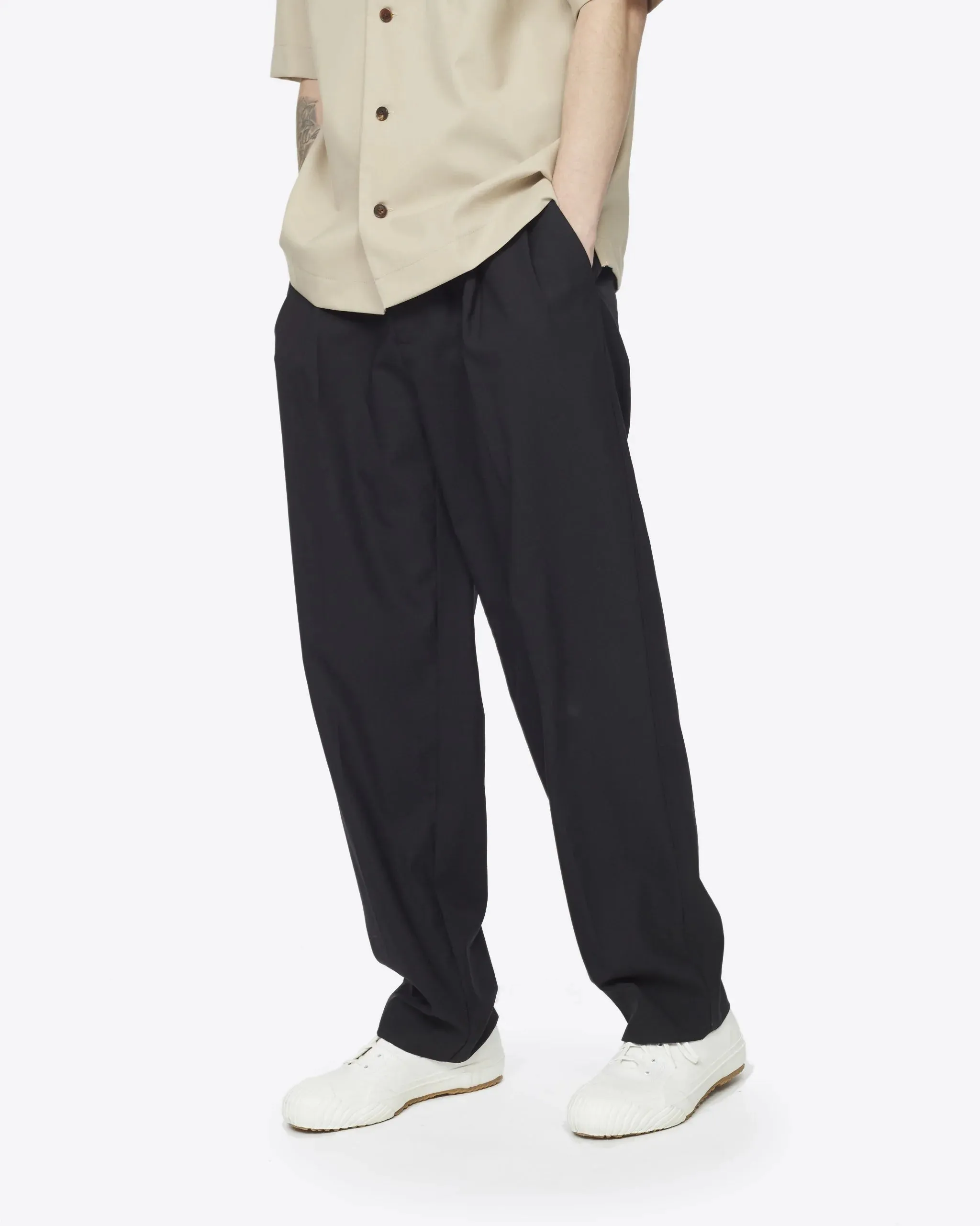 Chintz Poplin Needle Trouser