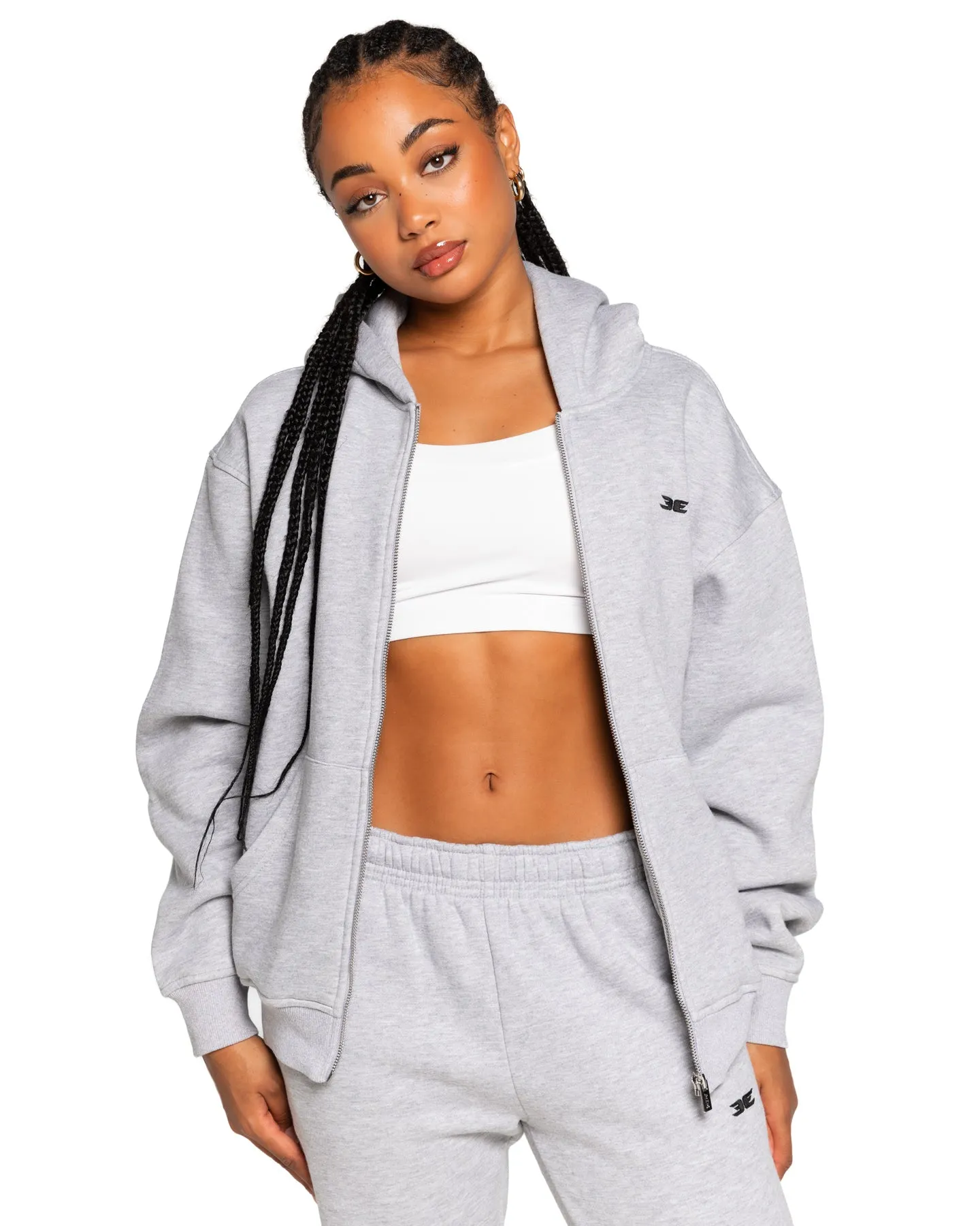 Classic Zip Through - Grey