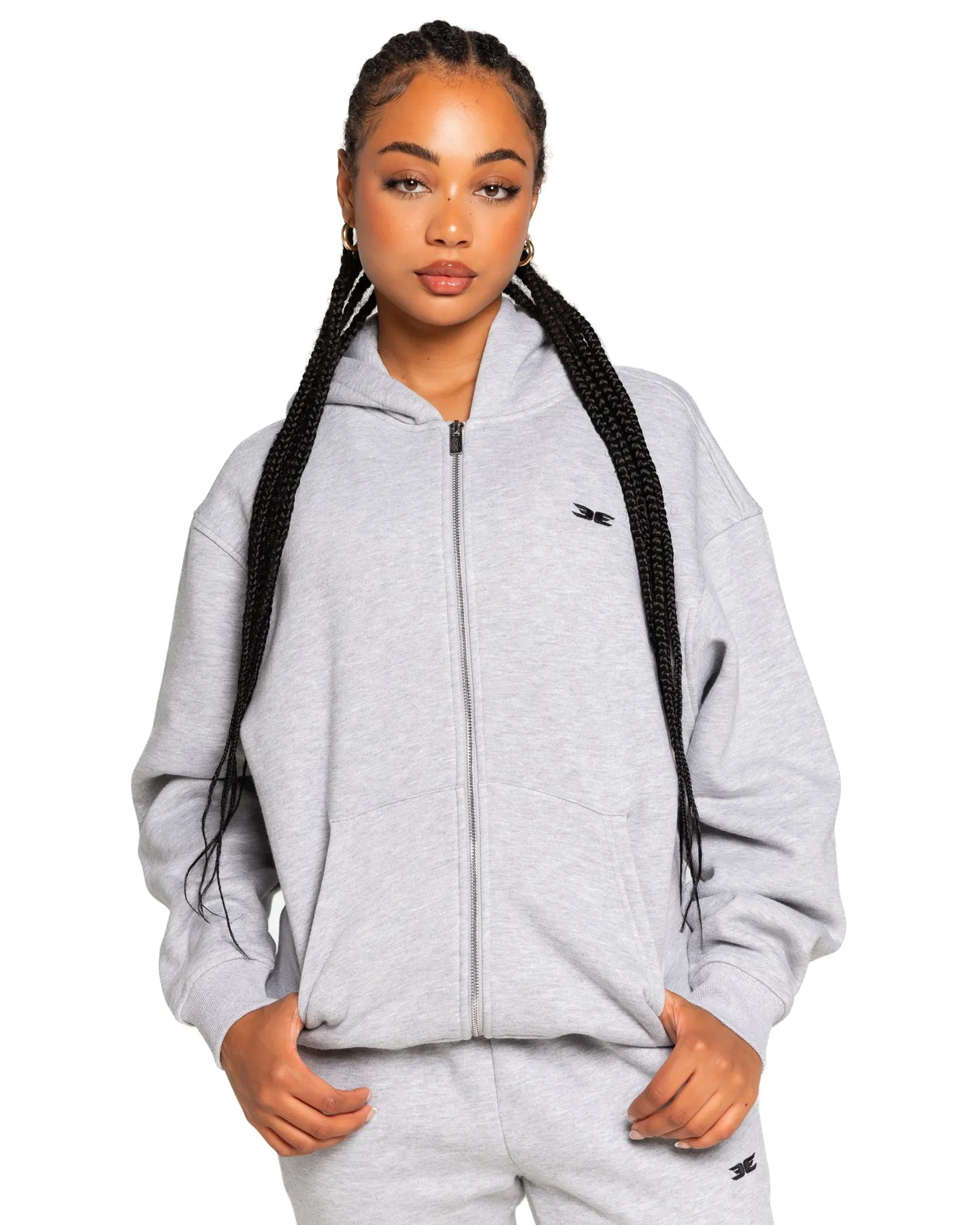 Classic Zip Through - Grey