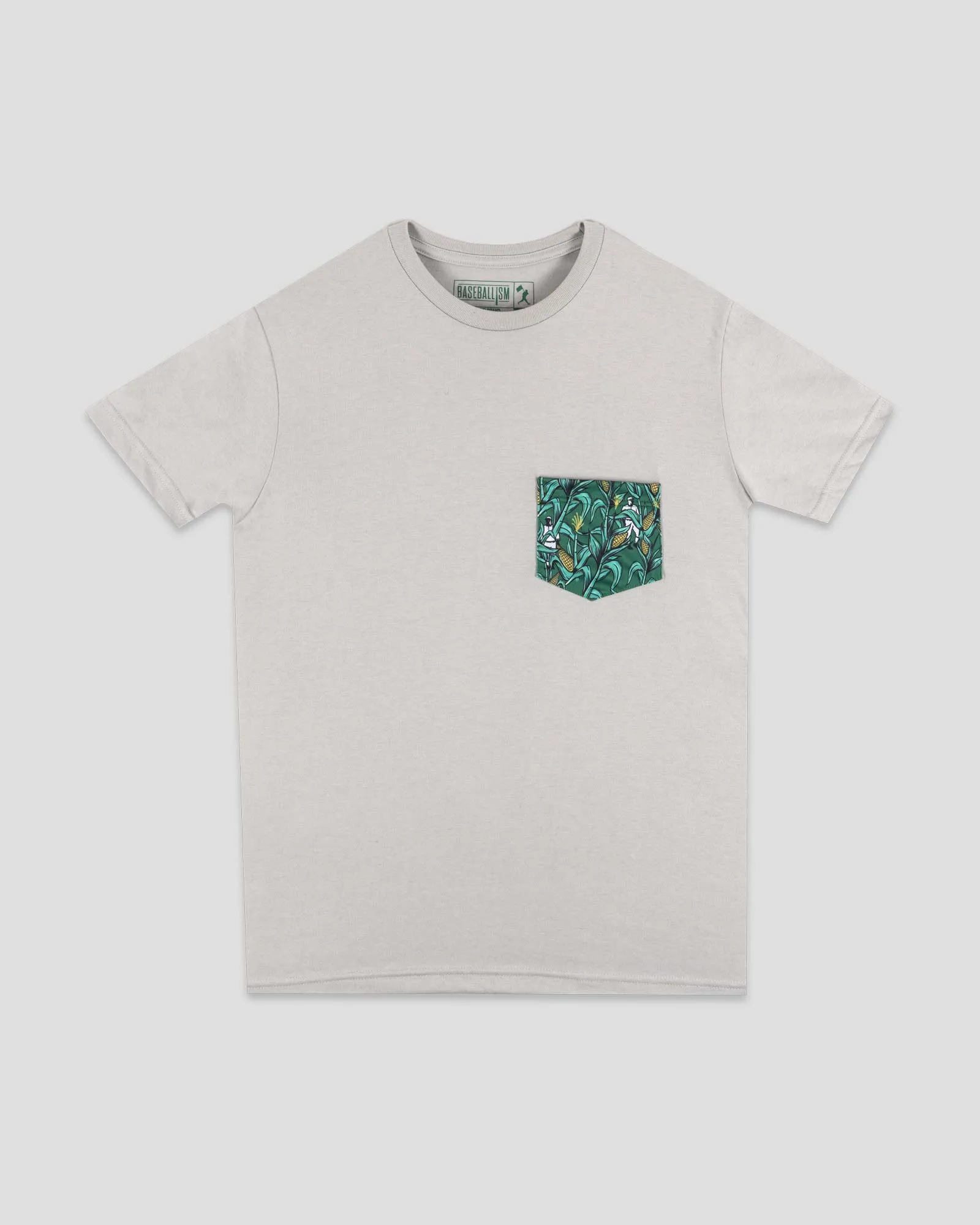 Corn Field Patterned Pocket Tee