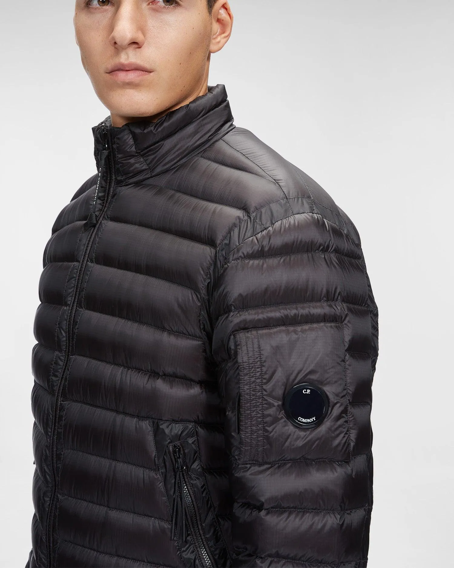 CP Company DD Shell Lens Down Jacket Black