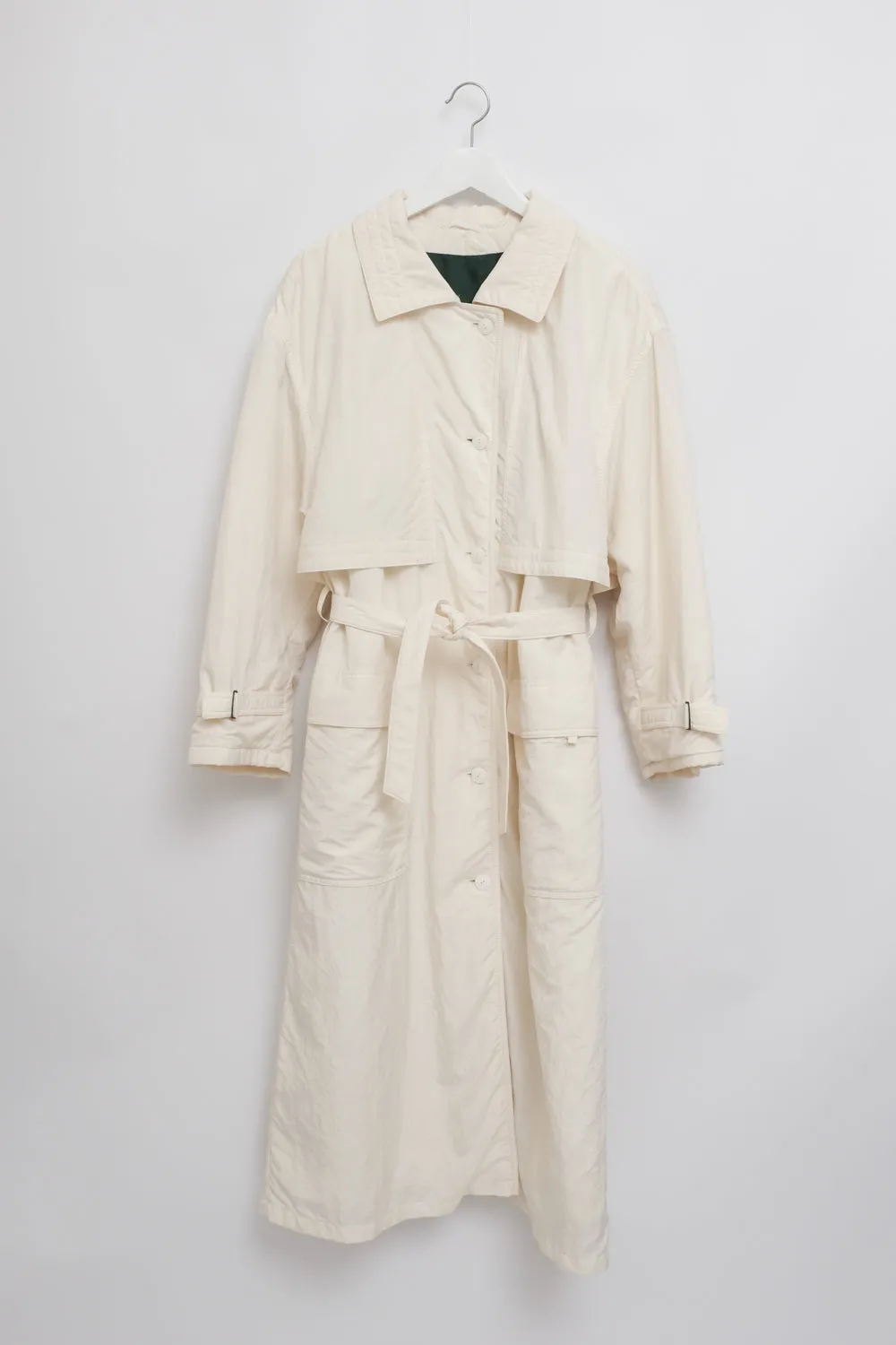 CREAM VINTAGE TRENCH COAT