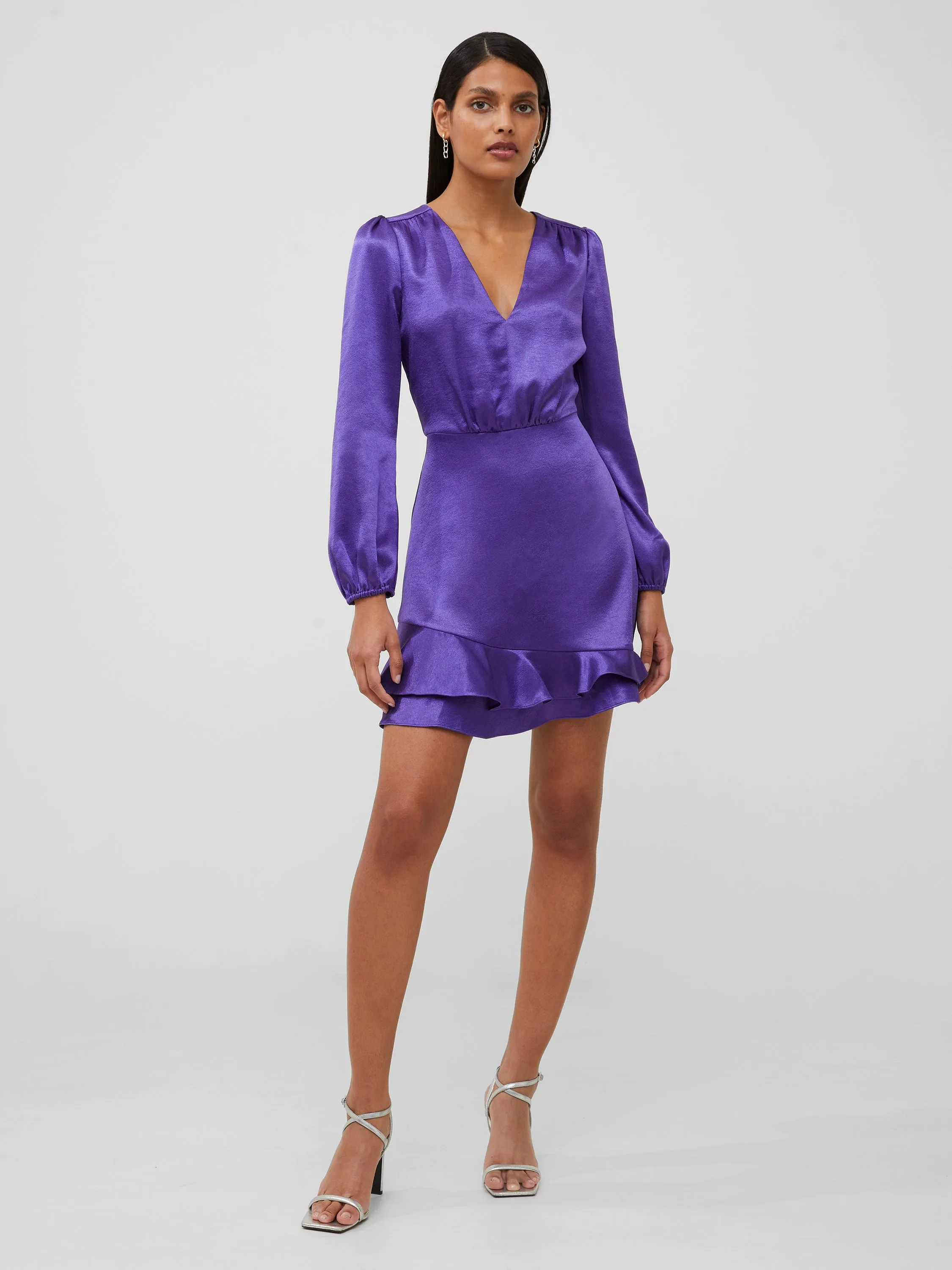 Denney Satin Dress