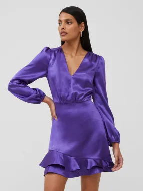 Denney Satin Dress