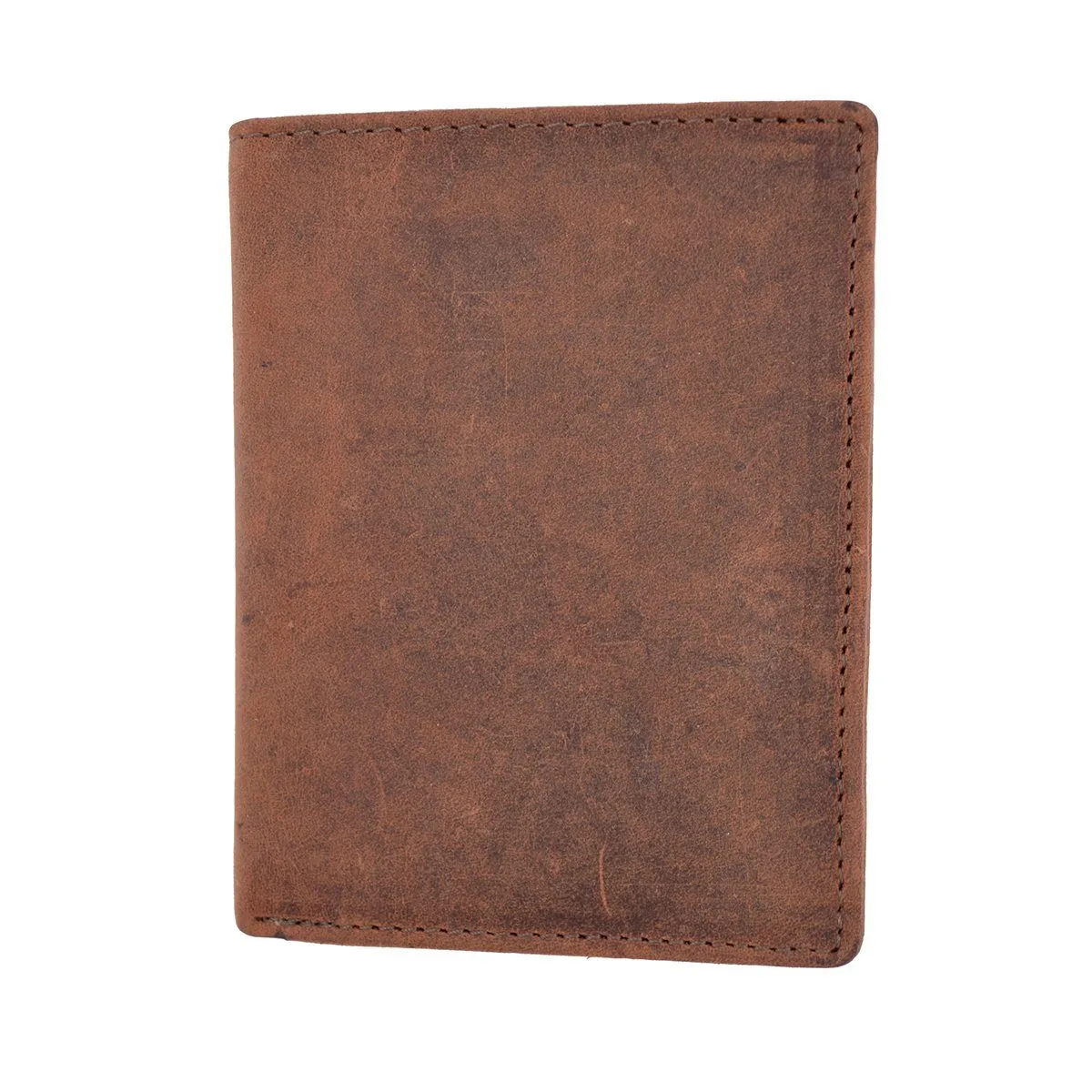 Distressed RFID Blocking European Style Wallet