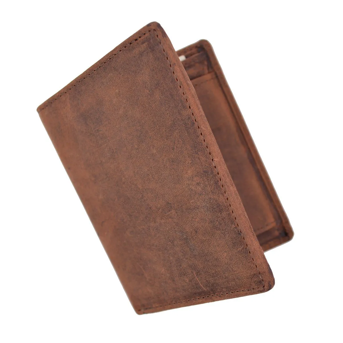 Distressed RFID Blocking European Style Wallet