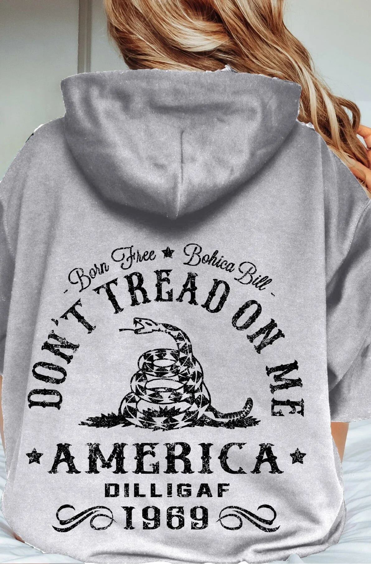 Don't Tread on Me Zip Up Hoody