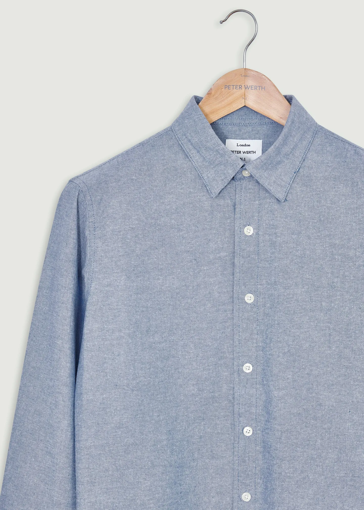 Edward Long Sleeve Shirt - Indigo