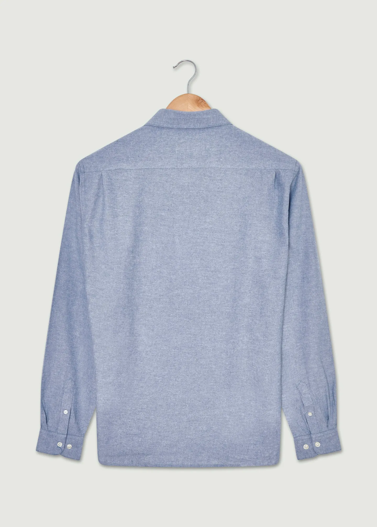 Edward Long Sleeve Shirt - Indigo