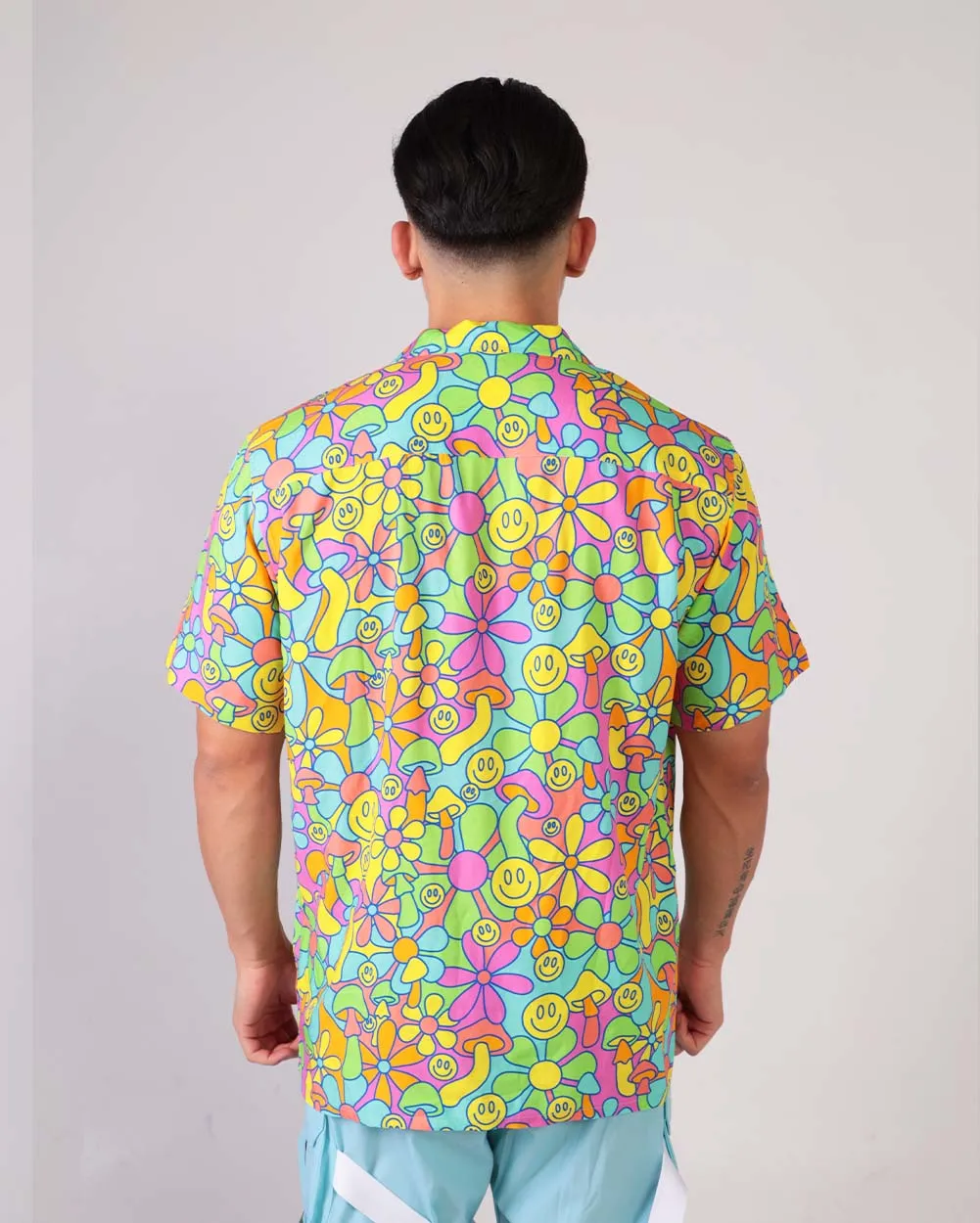 Flower Bomb Men's Camp Shirt