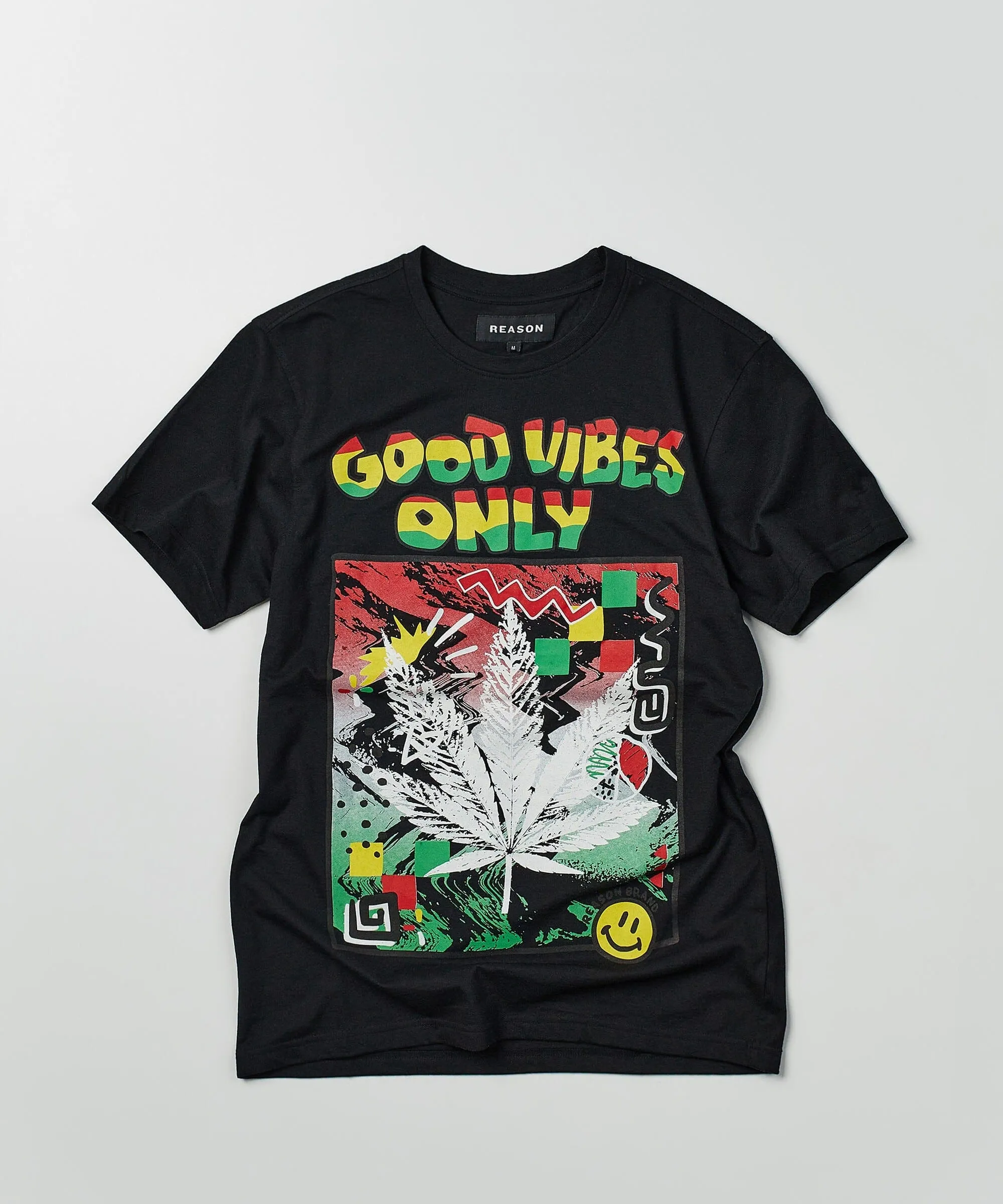 Good Vibes Only Short Sleeve Tee - Black