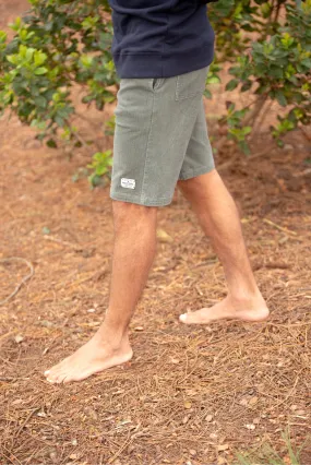 Khaki Corduroy Shorts