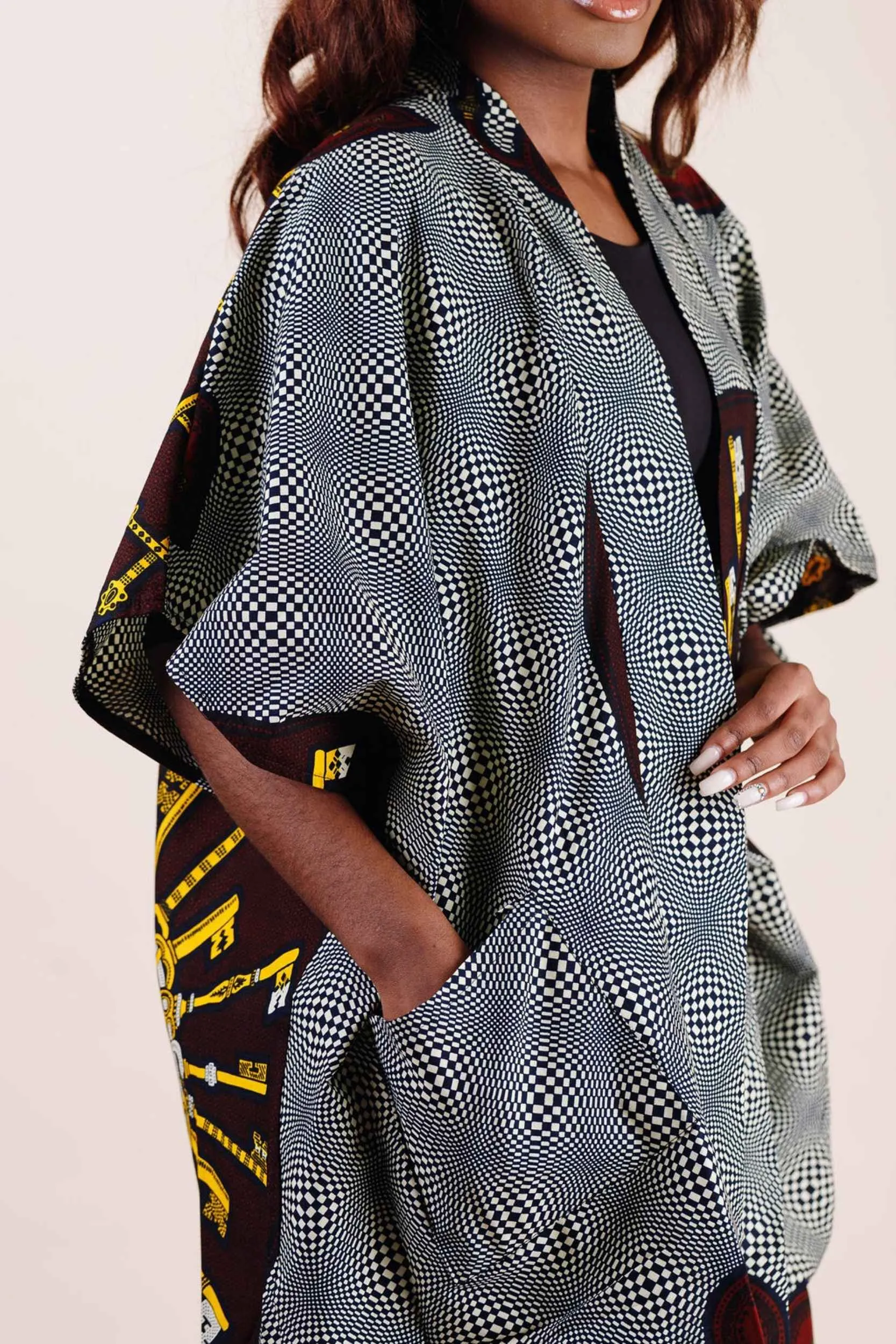 KISMA African Print Kimono Women's Jacket