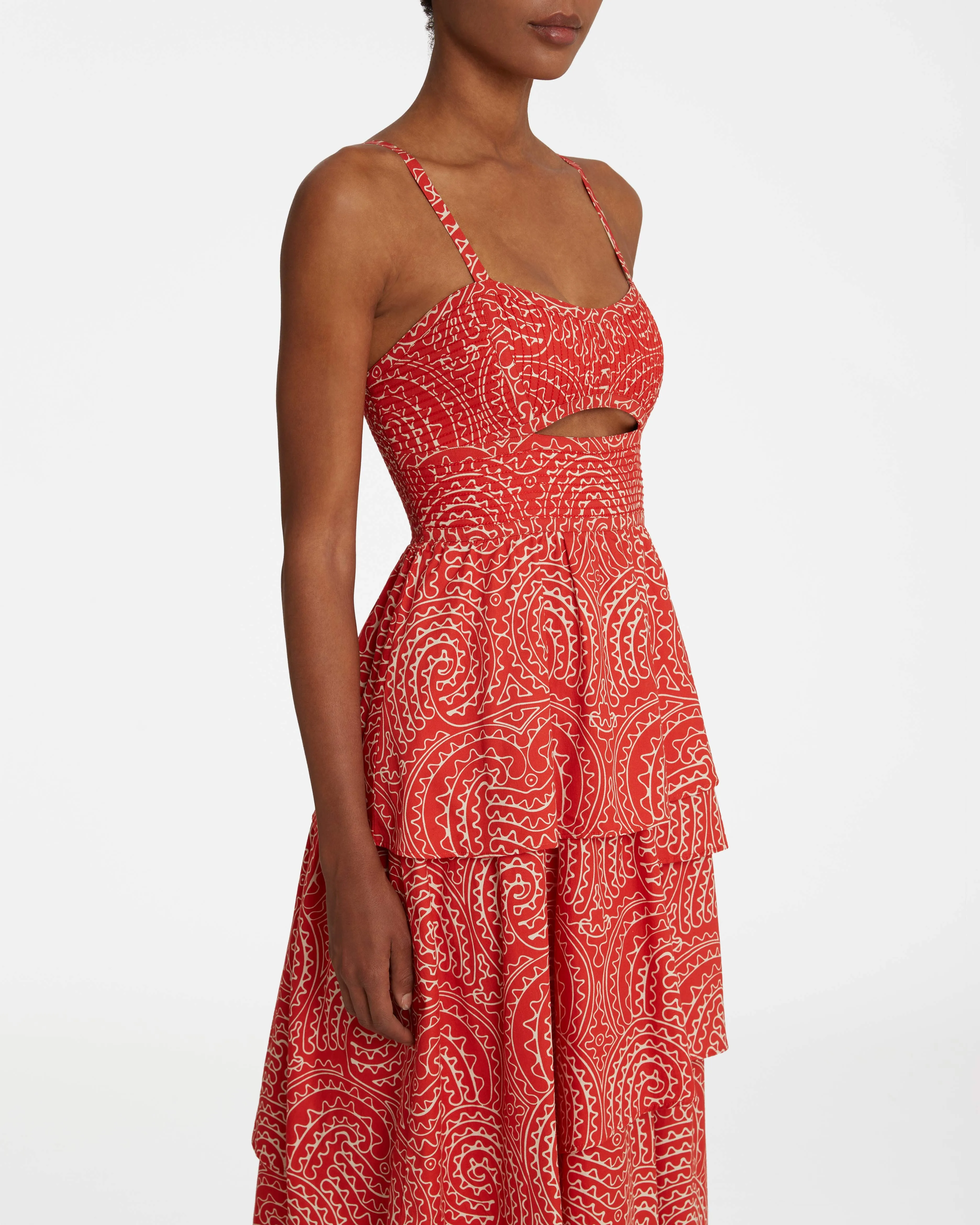 Lascarina Dress in Trebisonda Print