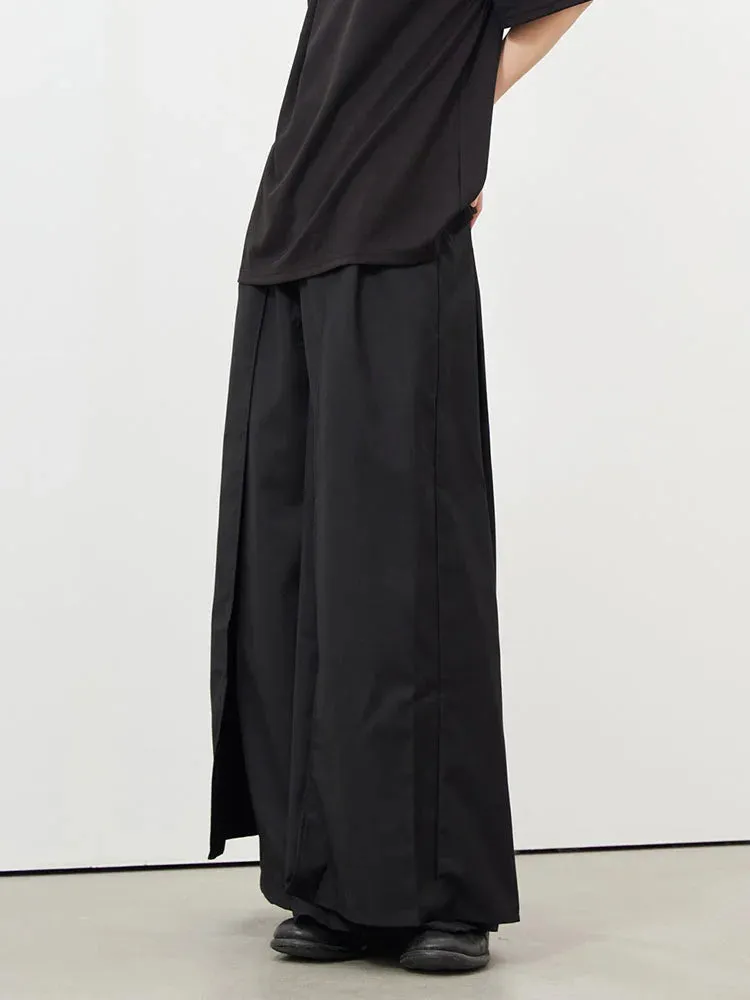 Layered Wide Legged Trousers