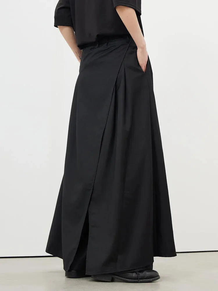 Layered Wide Legged Trousers