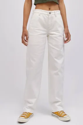 Lee x Daydreamer Workwear Pant in Ecru