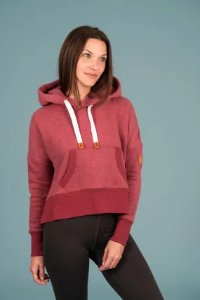 Leila Cropped Hoodie Rhubarb