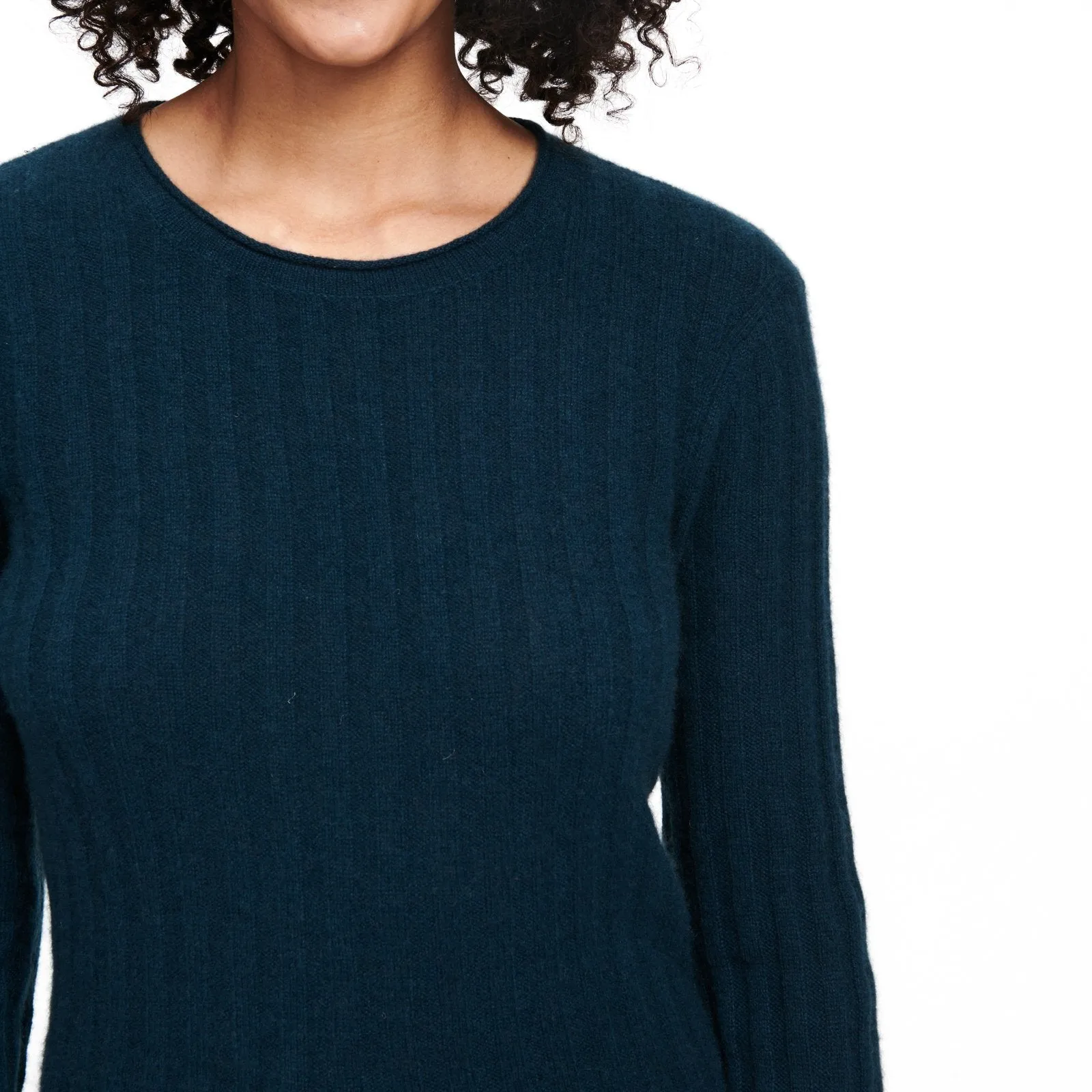 Lightweight Cashmere Ribbed Sweater