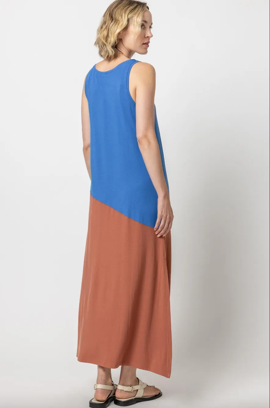 Lilla P COLORblock Tank Midi/Maxi Dress