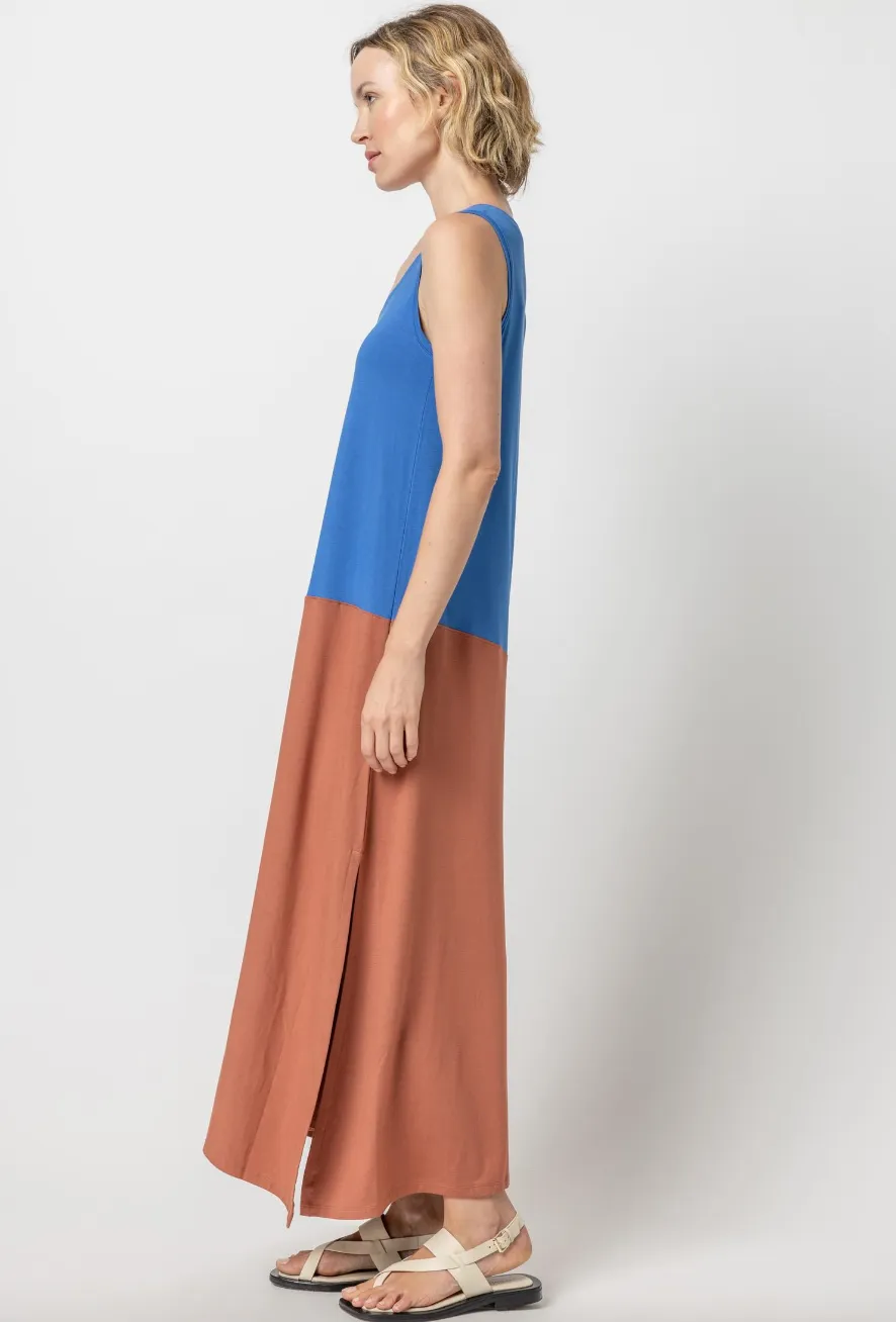 Lilla P COLORblock Tank Midi/Maxi Dress