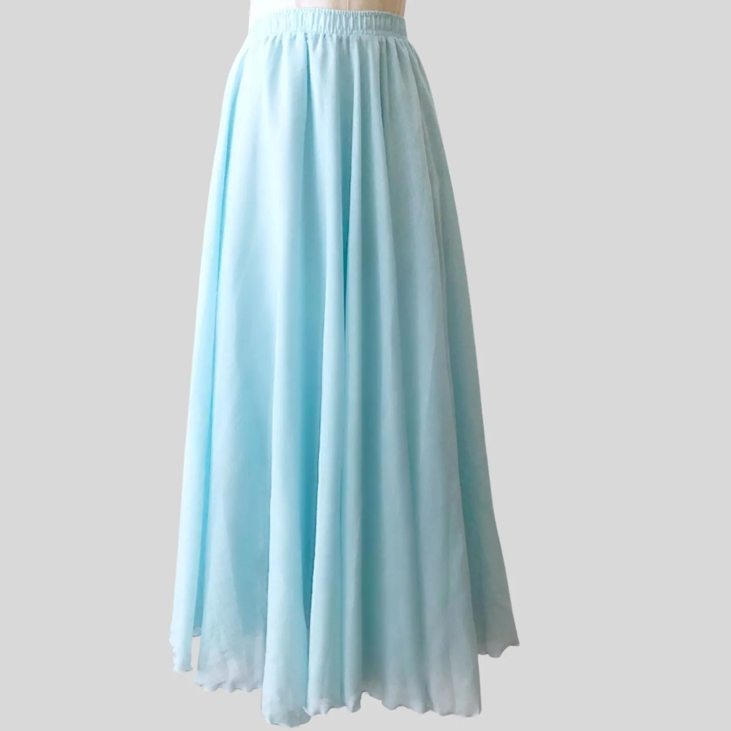 Long flare skirt