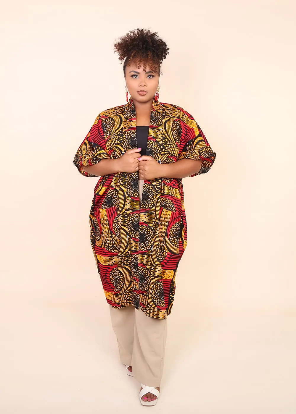 MARTHA African Print Kimono Women's Jacket